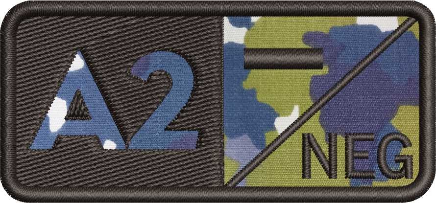 ECUSON GRUPA SANGUINA A2 NEGATIV - COMBAT AVIATIE